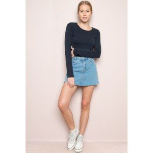 Brandy Melville Jean Skirt